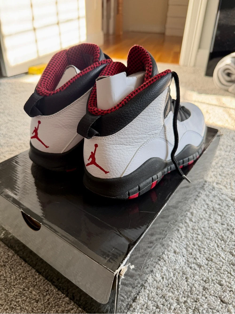 Air Jordan Retro 10 White/Black/Red